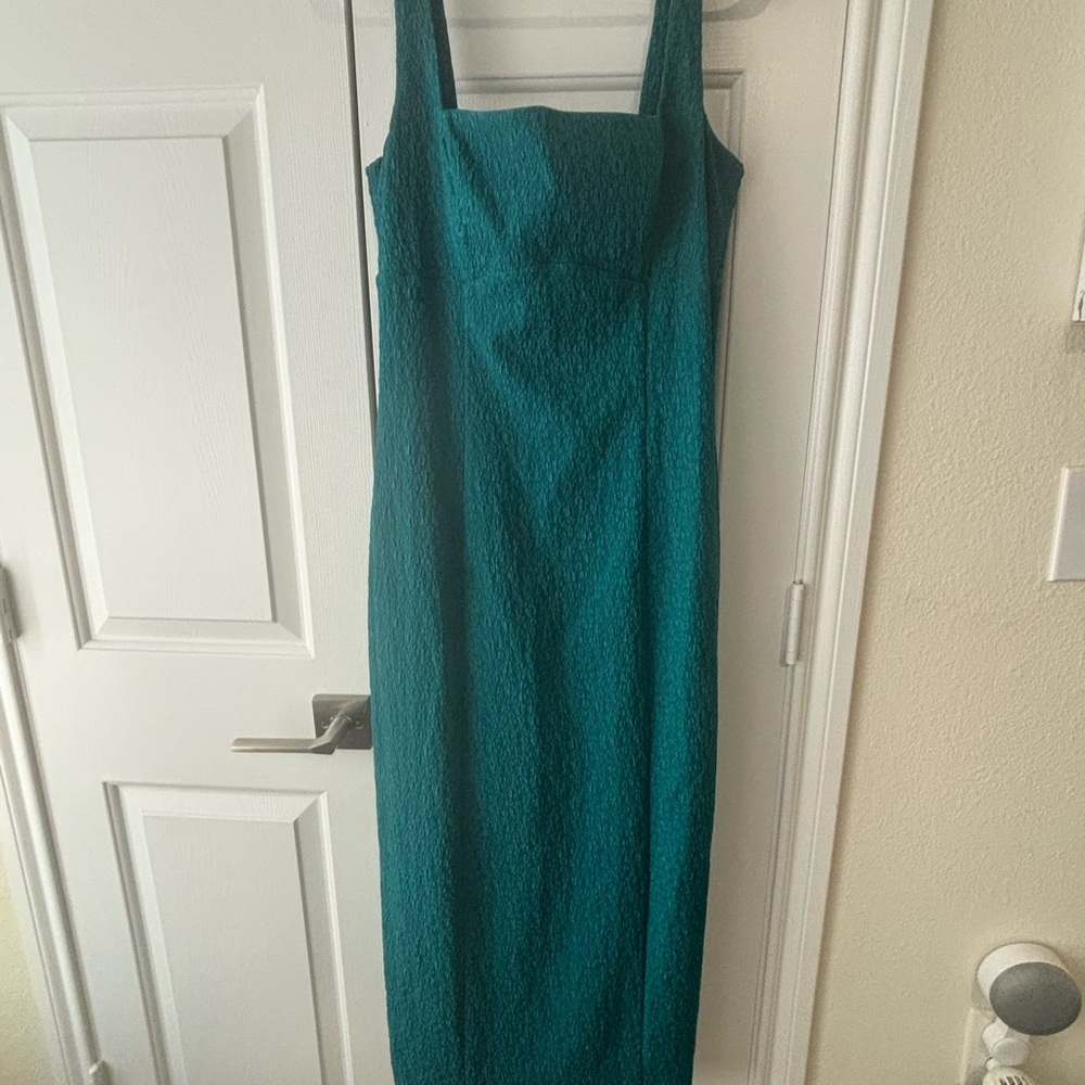 Abercrombie & Fitch Strapless Teal Dress
